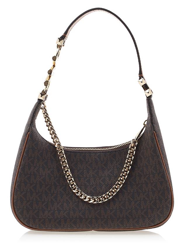 Women's Piper Small Shoulder Bag Brown - MICHAEL KORS - BALAAN 4