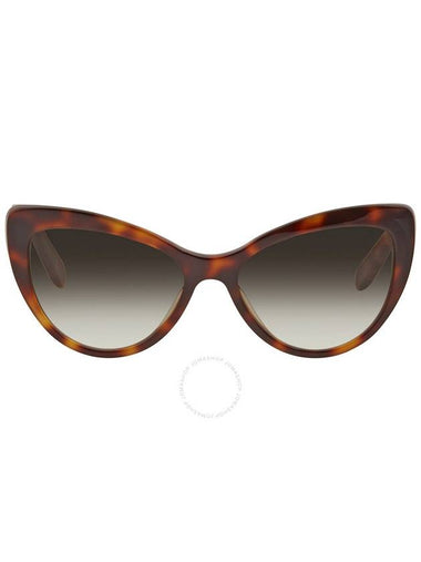 Salvatore Ferragamo Green Gradient Cat Eye Ladies Sunglasses SF930S 238 56 - SALVATORE FERRAGAMO - BALAAN 1