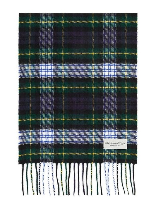 Modern Tartan KU0312 DRESS GORDON Cashmere Muffler Scarf - JOHNSTONS OF ELGIN - BALAAN 1