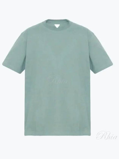 Cotton Short Sleeve T-Shirt Green - BOTTEGA VENETA - BALAAN 2