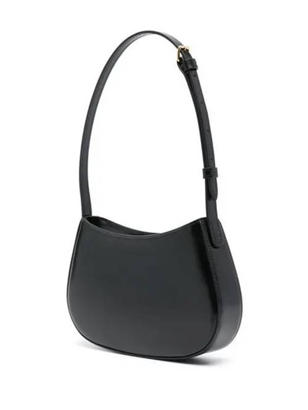 Tilly Medium Shiny Calfskin Shoulder Bag Black - CELINE - BALAAN 3