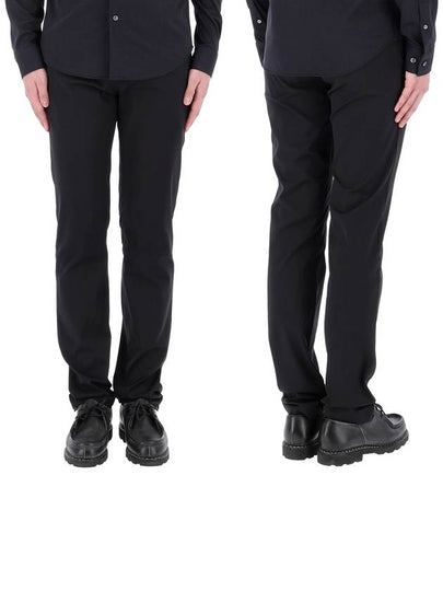 Men's Polyamide Blend Straight Pants Black - THEORY - BALAAN 2