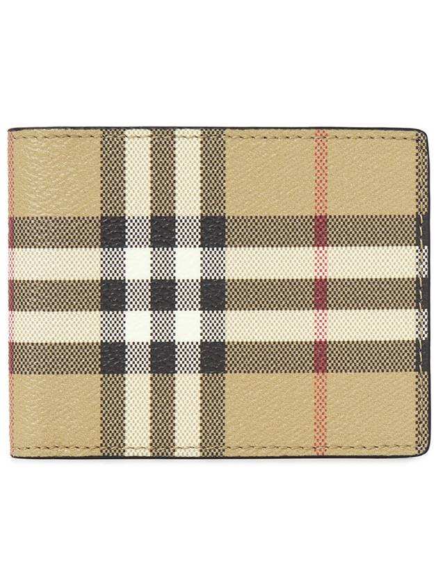 Vintage Check Slim Half Wallet Beige - BURBERRY - BALAAN 2