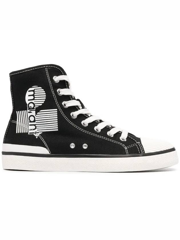 Women's Benkeenh High Top Sneakers Black - ISABEL MARANT - BALAAN 3