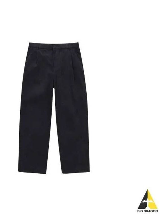 Corduroy back banding pants 4529 navy - KANGOL - BALAAN 1