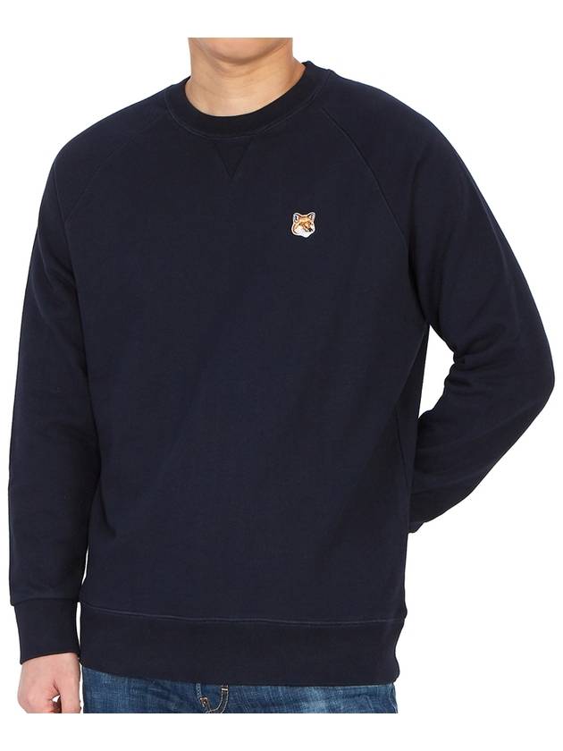 Fox Head Patch Classic Sweatshirt Navy - MAISON KITSUNE - BALAAN 6