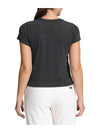 Women's Simple Logo Tri-Blend Short Sleeve T-Shirt Black - THE NORTH FACE - BALAAN 3