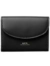 Geneve Flap Card Wallet Black - A.P.C. - BALAAN 3