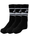 Sportswear Everyday Essential Crew Socks 3 Pack Black - NIKE - BALAAN 2