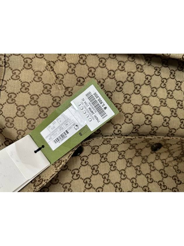 GG cotton blend canvas coat 42 - GUCCI - BALAAN 8