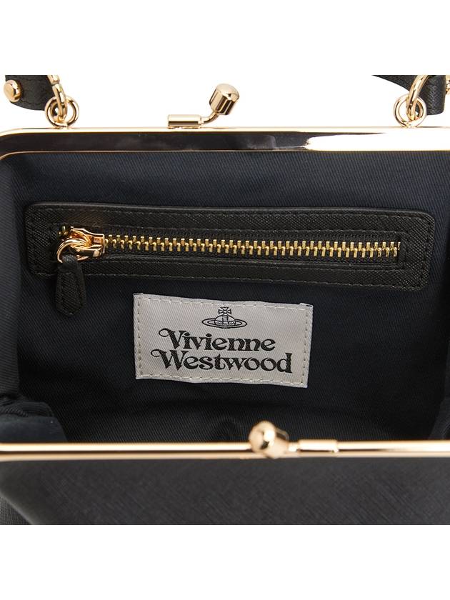 Granny Frame Chain Tote Bag Black - VIVIENNE WESTWOOD - BALAAN 9