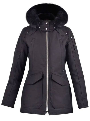 Women's Fire River Parka Black - MOOSE KNUCKLES - BALAAN 1