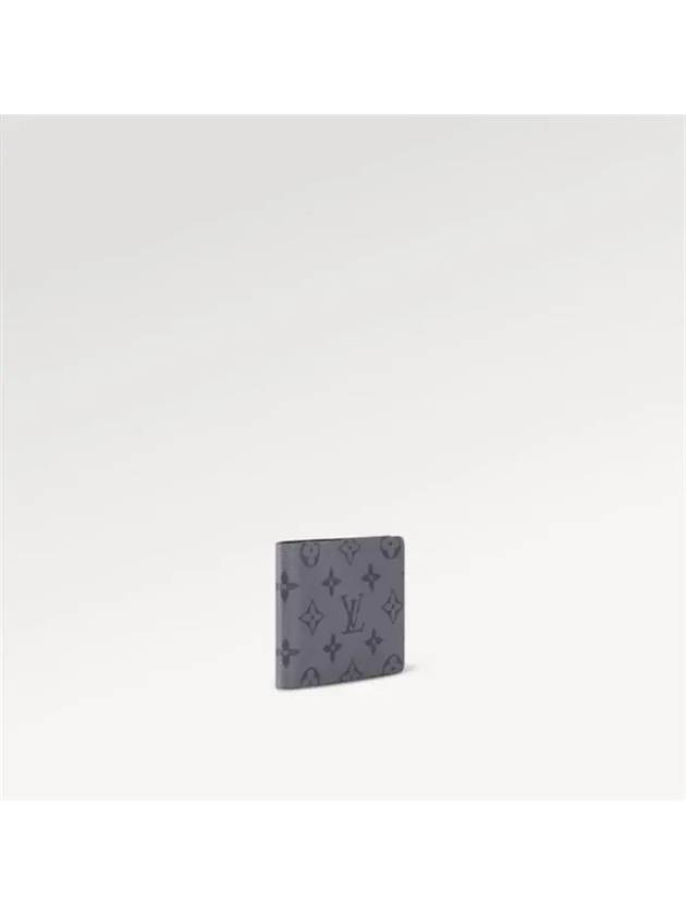 Monogram Eclipse Reverse Slender Half Wallet Grey - LOUIS VUITTON - BALAAN 3