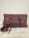 Daol Sangin Store Vitello Dino Motor Bag Burgundy BL0805 Condition A - PRADA - BALAAN 9