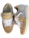 Tropez Height Insole Leather Low Top Sneakers Beige - PHILIPPE MODEL - BALAAN 2