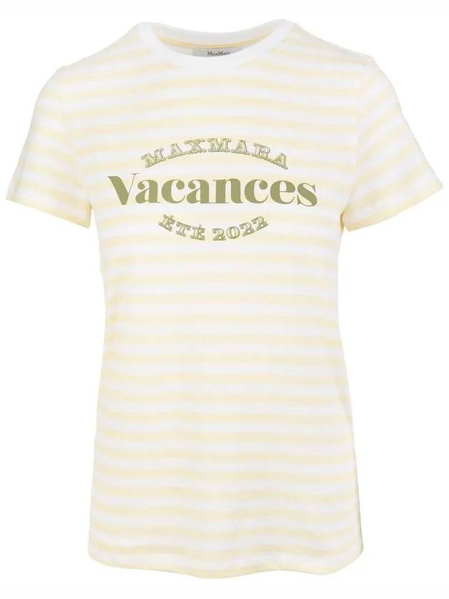 13th Anniversary CAPRERA Striped Logo T Shirt 19411022 001 - MAX MARA - BALAAN 2