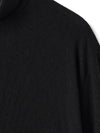 Wool Silky Turtleneck Black - NOIRER - BALAAN 6