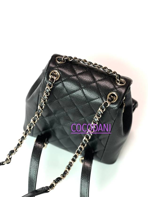 24 Years Two Pocket Caviar Duma Backpack Small Black AS3787 Gabag - CHANEL - BALAAN 8