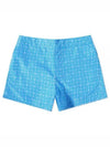 4G Logo Pattern Swim Shorts Medium Blue - GIVENCHY - BALAAN 2