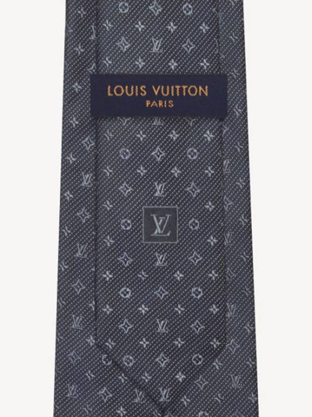 Monogram Classic Tie Grey - LOUIS VUITTON - BALAAN 4