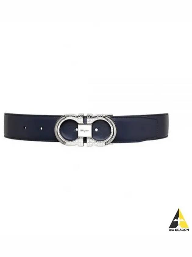 Reversible Leather Belt Black Blumarine - SALVATORE FERRAGAMO - BALAAN 2