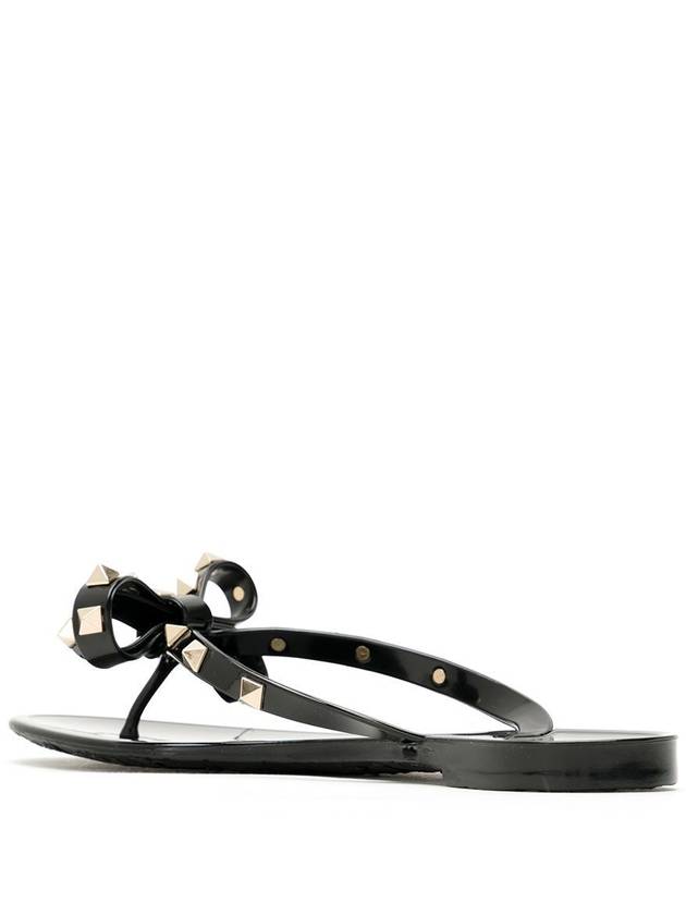 VALENTINO ROCKSTUD THONG SLIDE - VALENTINO - BALAAN 3