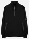 Lens Detail Half Zipper Sweatshirt Black - CP COMPANY - BALAAN 2