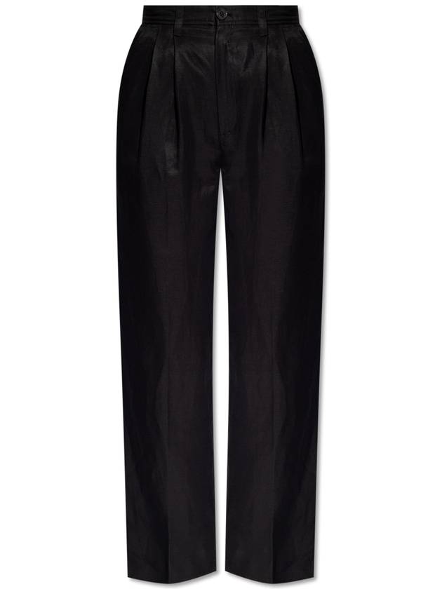 Anine Bing ‘Carrie’ High-waisted Trousers, Women's, Black - ANINE BING - BALAAN 1