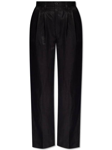 Anine Bing ‘Carrie’ High-waisted Trousers, Women's, Black - ANINE BING - BALAAN 1