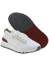 Knit Running Sneakers White - BRUNELLO CUCINELLI - BALAAN 6