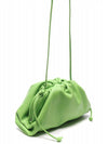 Mini Pouch Clutch Bag Acid Green - BOTTEGA VENETA - BALAAN 4