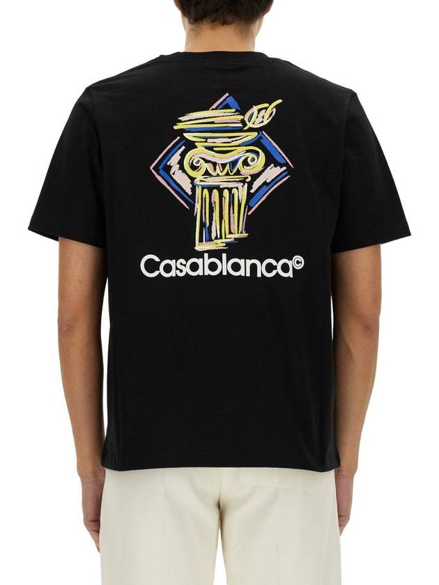 Casablanca "Diamond Column" T-Shirt - CASABLANCA - BALAAN 3