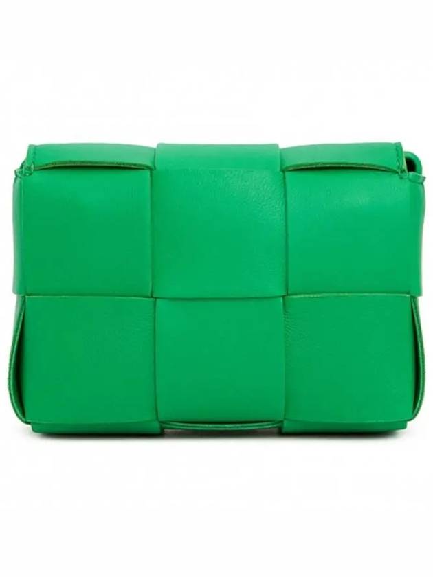 Intrecciato Cassette Small Cross Bag Green - BOTTEGA VENETA - BALAAN 7