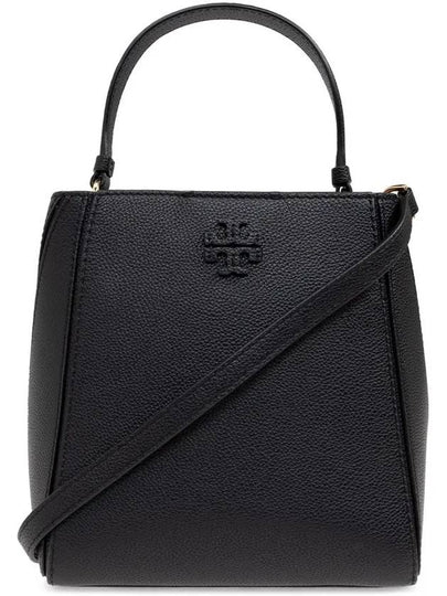 Mcgraw Logo Small Bucket Bag Black - TORY BURCH - BALAAN 2