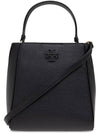 Mcgraw Logo Small Bucket Bag Black - TORY BURCH - BALAAN 3