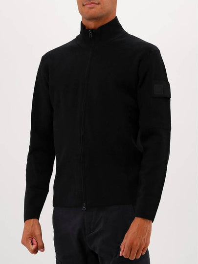 Extra Fine Zipper Cardigan Black - CP COMPANY - BALAAN 2