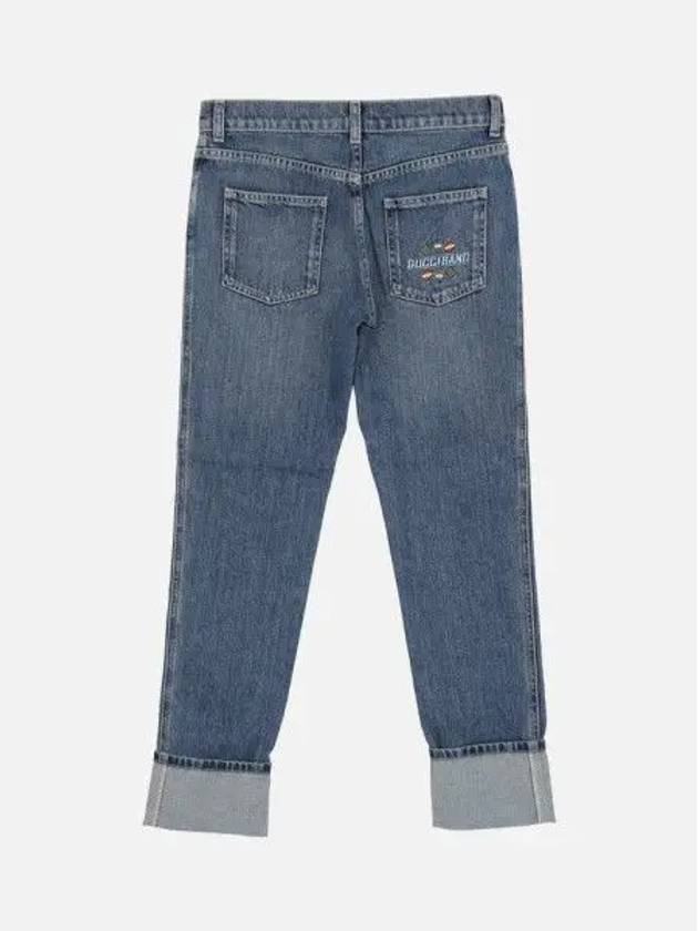 Kids Pocket Embroidered Logo Boys Washed Jeans 431161 XDA4L 4206 271734 1051199 - GUCCI - BALAAN 1