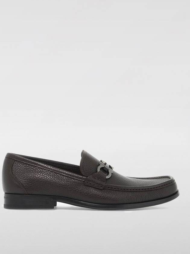 Gancini Suede Moccasin Loafers Dark Brown - SALVATORE FERRAGAMO - BALAAN 2