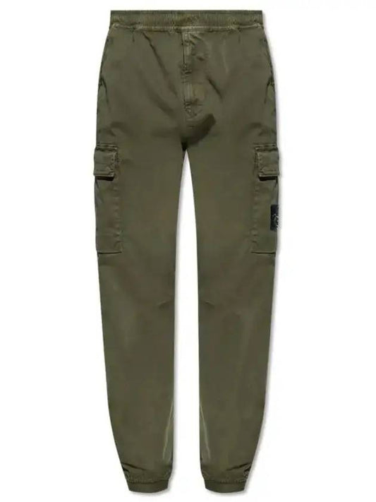 Wappen Patch Cargo Track Pants Khaki - STONE ISLAND - BALAAN 1