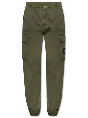 Wappen Patch Cargo Track Pants Khaki - STONE ISLAND - BALAAN 1