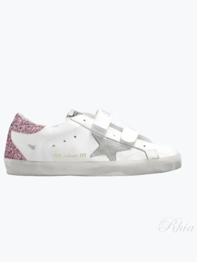 Old School Glitter Heel Tab Low Top Sneakers White - GOLDEN GOOSE - BALAAN 2