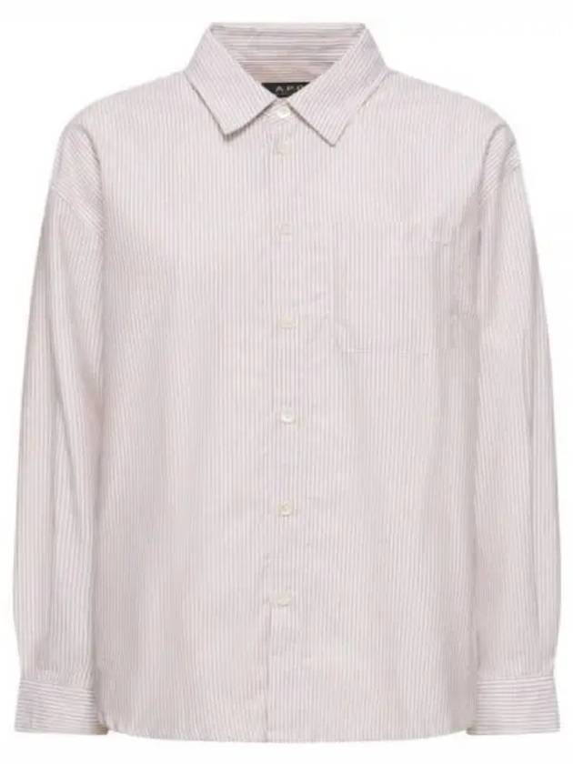 Boyfriend Long Sleeve Shirt White - A.P.C. - BALAAN 2