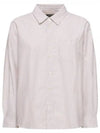 Boyfriend Long Sleeve Shirt White - A.P.C. - BALAAN 2