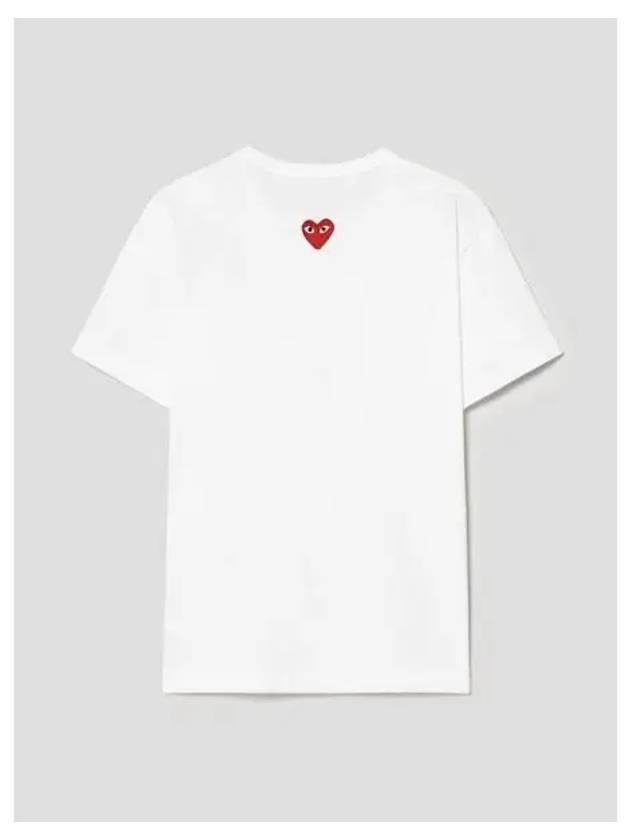 Unisex Red Heart Waffen T Shirt White Domestic Product GM0024081414951 - COMME DES GARCONS PLAY - BALAAN 1