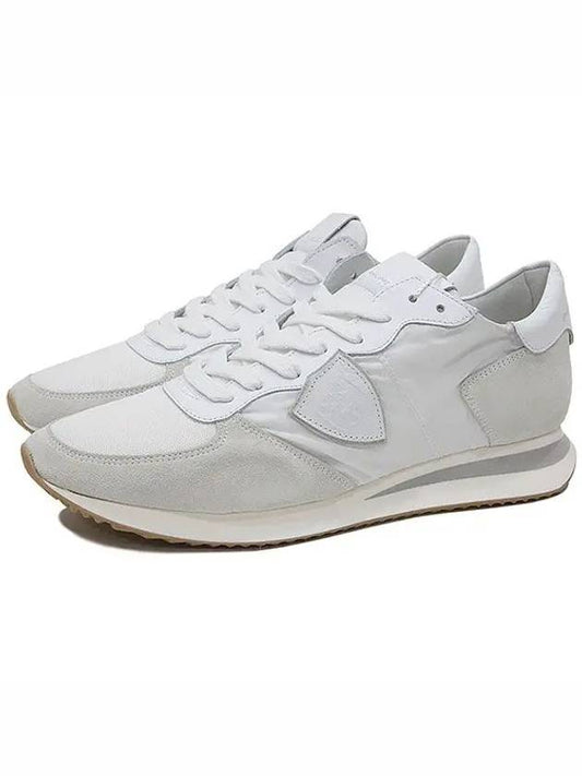 TRPX Leather Low Top Sneakers White - PHILIPPE MODEL - BALAAN 2