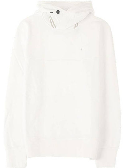 721560151 V0001 Star Embroidery Hooded White Men s T shirt TJ 271225 - STONE ISLAND - BALAAN 2