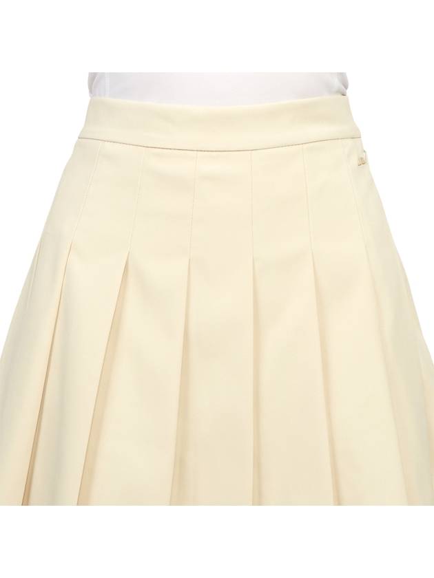 Adina Pleated Skirt Almond Milk - J.LINDEBERG - BALAAN 6