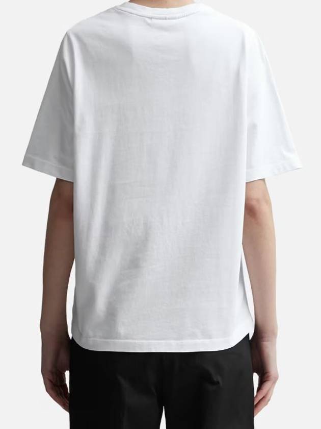 Handwriting Comfort Fit Short Sleeve T-Shirt White - MAISON KITSUNE - BALAAN 5