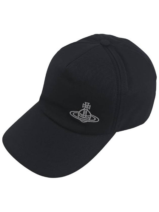 Embroidered ORB Logo Classic Ball Cap Black - VIVIENNE WESTWOOD - BALAAN 2