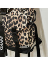 Leopard Tech Backpack Brown - GANNI - BALAAN 9